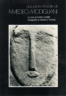 Copertina di `Due pietre ritrovate di Amedeo Modigliani´