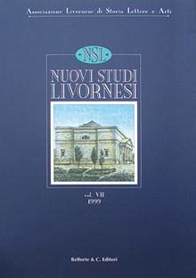 Copertina di `"Nuovi Studi Livornesi" vol. VII 1999´