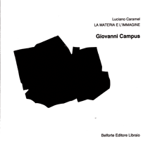 Copertina di `Giovanni Campus La materia e l'immagine´